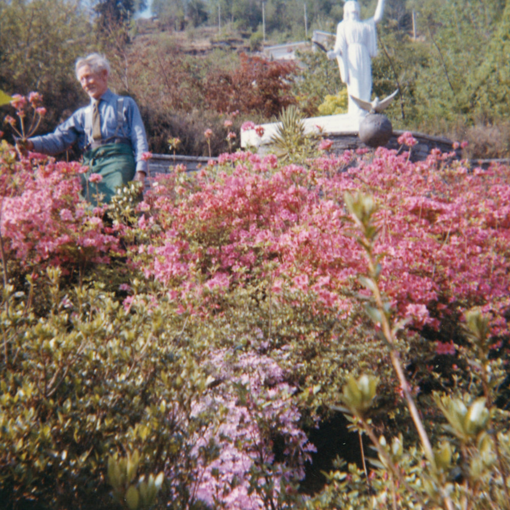 Friedrich in his garden